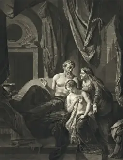 Man, older woman and younger woman