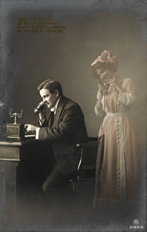 Answering Gallery: Man on Phone C1905