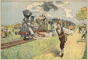 Proves Gallery: Man Races Train