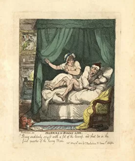 Poets Gallery: Man seized by leg cramp in the honeymoon bed
