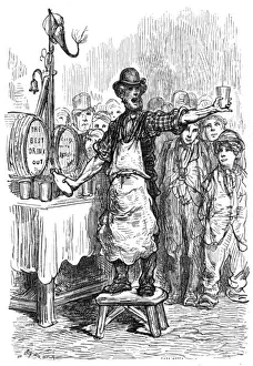 Wares Prints: Man selling ginger beer, 1870