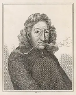 Man Smoking a Pipe