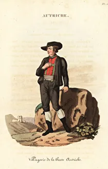 Translator Prints: Man of Upper Austria, 18th century