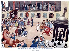 Aghast Gallery: The Man Who Bid Half a Guinea at Tattersalls by H M Bateman