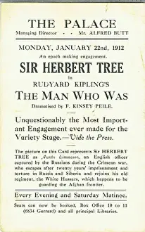 The Man Who Was dramatised by F Kinsley Peile