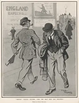 Contrasts Prints: Find the Man Who Has Enlisted