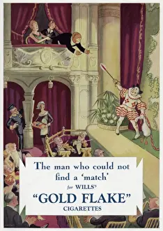 Flake Prints: A man who could not find a match for Wills Gold Flake cigare