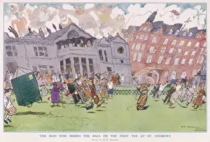 The Man Who Missed The Ball On The First Tee At St. Andrews