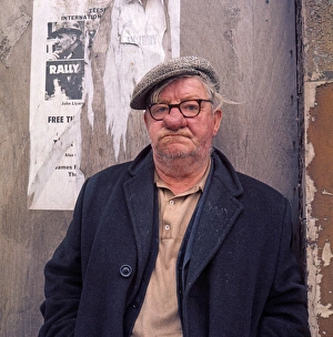 Images Dated 12th April 2017: The Man Who Had A Tale To Tell. Southbank, Teesside 1970s