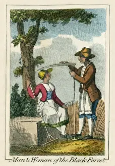 Man and woman of the Black Forest