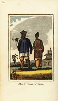 Images Dated 24th March 2020: Man and woman of China, 1818