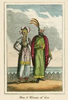A man and Woman of Goa (India)