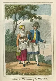 Mercia Prints: A man and a woman from Mercia (Spain)