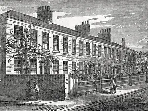 Hulme Prints: Manchester Mr Birch's Orphan Homes Hulme 1880s