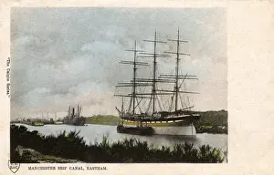 Canals Prints: Manchester Ship Canal