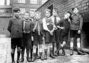 Manchester slums children