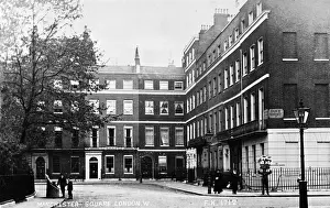 Terraces Prints: Manchester Square and Duke Street, London