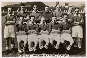 Griffiths Prints: Manchester United FC football team 1935