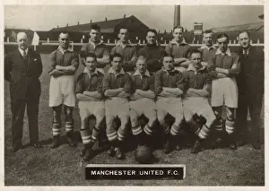 Griffiths Prints: Manchester United FC football team 1936