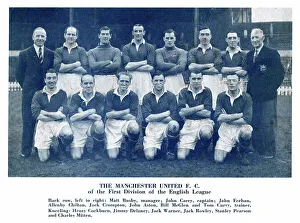 Warner Prints: Manchester United FC Team 1949-1950