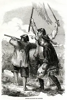 Mandarin Prints: MANDARIN & SOLDIERS 1857 MANDARIN & SOLDIERS 1857