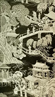 Oriental Gallery: The Mandarin wallpaper design