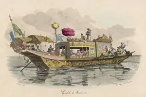 Elaborately Prints: Mandarins Barge