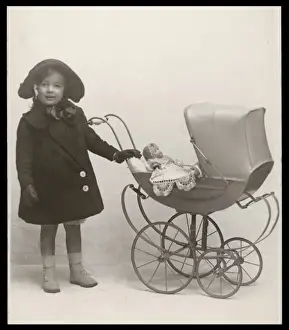 Owners Prints: Mandy and Doll in Pram