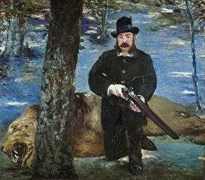 Manet Gallery: MANET, Edouard. Pertuiset, the lion hunter