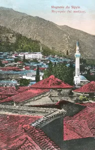 Mosques Prints: Manisa, Turkey - View over the rooftops