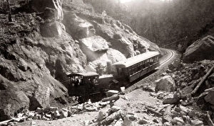 Railroad Gallery: Manitou and Pikes Peak Railroad, Colorado, USA c.1890