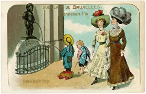Moved Collection: Mannekin Pis Postcard
