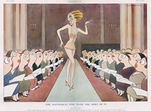 ILN Gallery: The Mannequin Who Made The Most Of It, by H. M. Bateman
