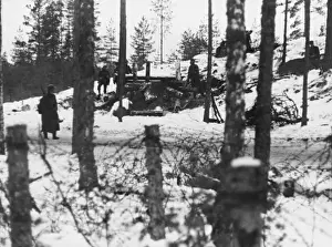 Finland Prints: Mannerheim line anti-tank defences WWII