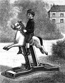 Movements Prints: MANNINGS ROCKING HORSE