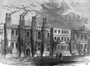 Manor house at Chelsea, built by Henry VIII
