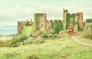 Affleck Collection: Manorbier Castle, near Tenby, Pembrokeshire, South Wales