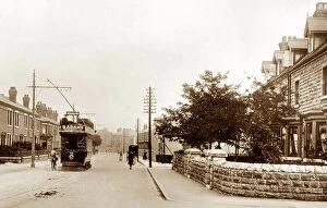 Chesterfield Collection: Mansfield Chesterfield Road early 1900s