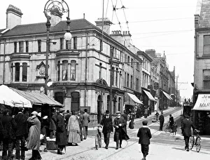 Mansfield Prints: Mansfield Leeming Street probably 1920s