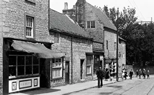 Mansfield Prints: Mansfield Woodhouse Station Road early 1900s
