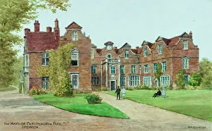 Mansion Prints: The Mansion, Christchurch Park, Ipswich, Suffolk