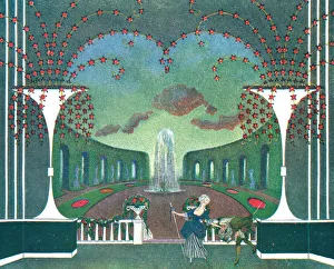 Illustrating Prints: Mansion Garden