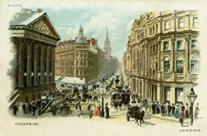 Mansion House and Cheapside, London