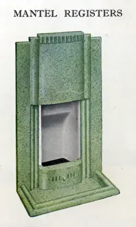Grate Prints: Mantel Register - Green Design