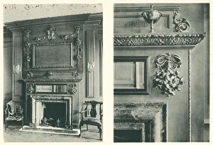 Crawley Prints: Mantelpiece, Westbury House, Long Island