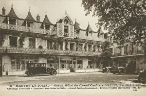 Cerf Prints: Mantes-la-Jolie, France - Grand Hotel du Grand Cerf