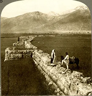 Underwood Prints: Mantineas Wall and Mainalon Mountains, Greece