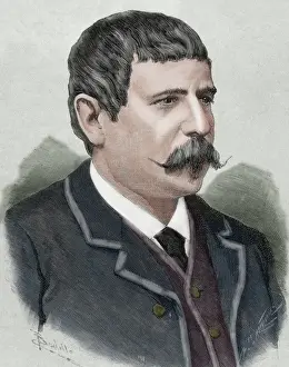 Manuel Prints: Manuel Bosch y Reyes (1848-1890). Spanish writer. 19th c. En