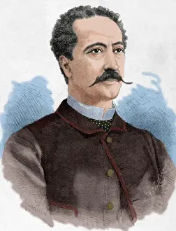 Rodriguez Prints: Manuel Catalina Rodriguez (1820-1886). Engraving. Colored