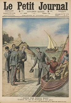 Abdicates Gallery: Manuel II Flees